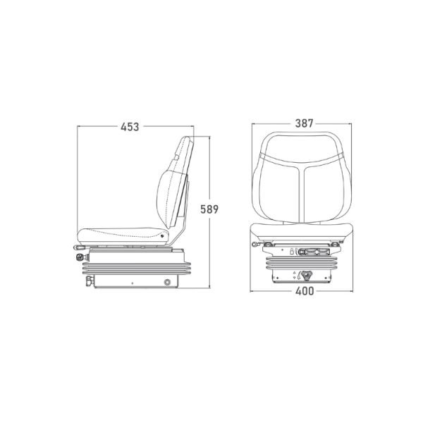 Κάθισμα Τρακτέρ COBO SC-74