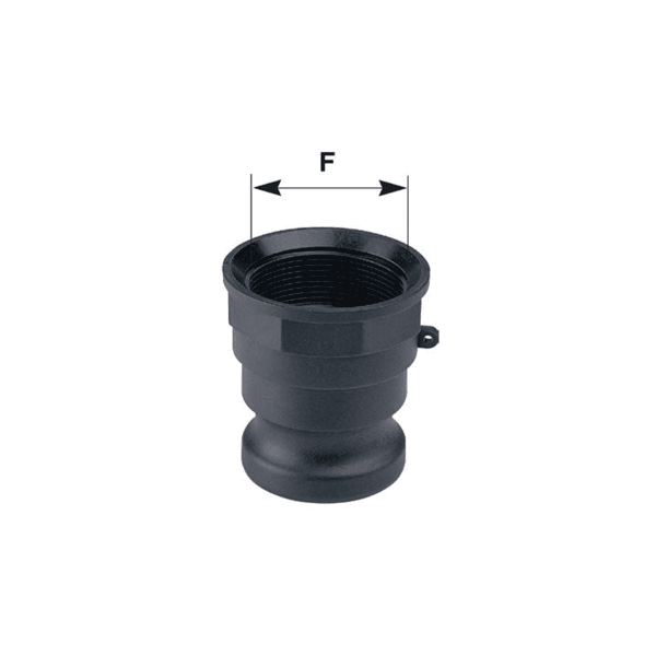 Ρακόρ Αρσενικό Cam-Lock 1" 1/2