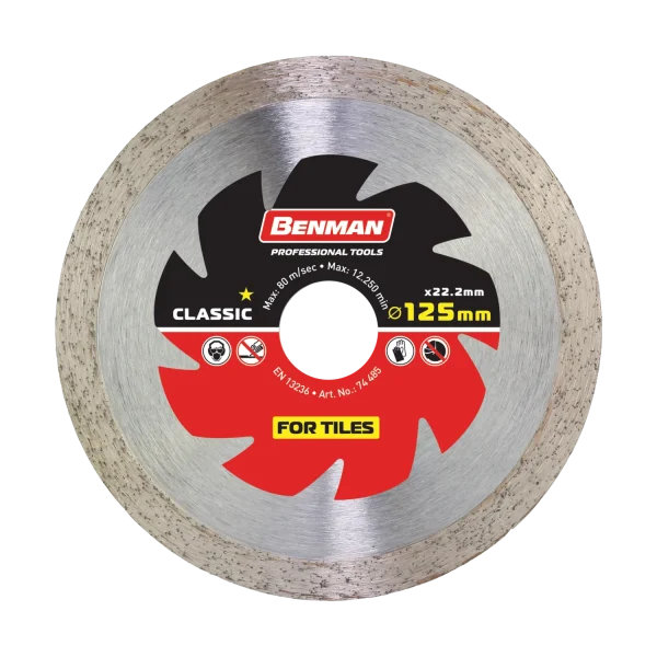 ΔΙΑΜΑΝΤΟΔΙΣΚΟΣ ΠΛΑΚΙΔΙΩΝ CLASSIC BENMAN 125 X 1.8 X 10w