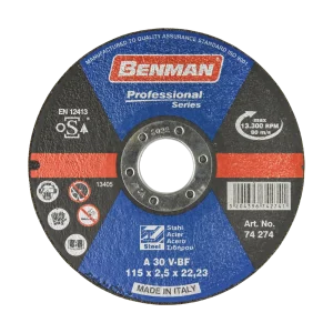 DISKOS KOPIS INOX SIDIROY PROFESSIONAL BENMAN 180x3 0mm