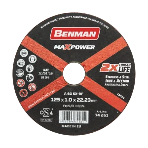 DISKOS KOPIS INOXCD MAXPOWER BENMAN 115x1 0mm