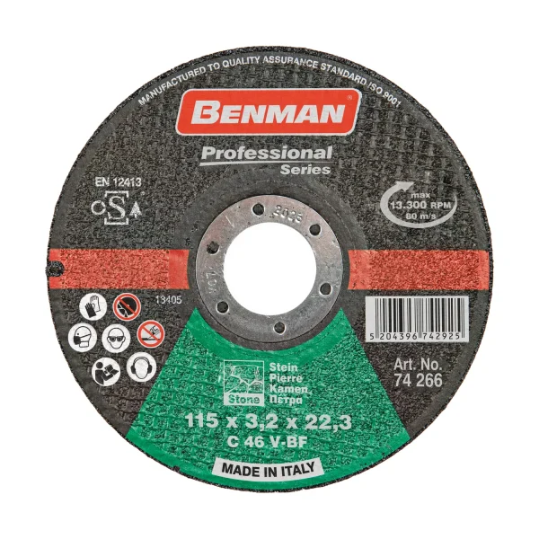 ΔΙΣΚΟΣ ΚΟΠΗΣ ΠΕΤΡΑΣ-CD PROFESSIONAL BENMAN 115