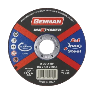 DISKOS KOPIS SIDIROYINOXCD MAXPOWER BENMAN 125x1 2mm