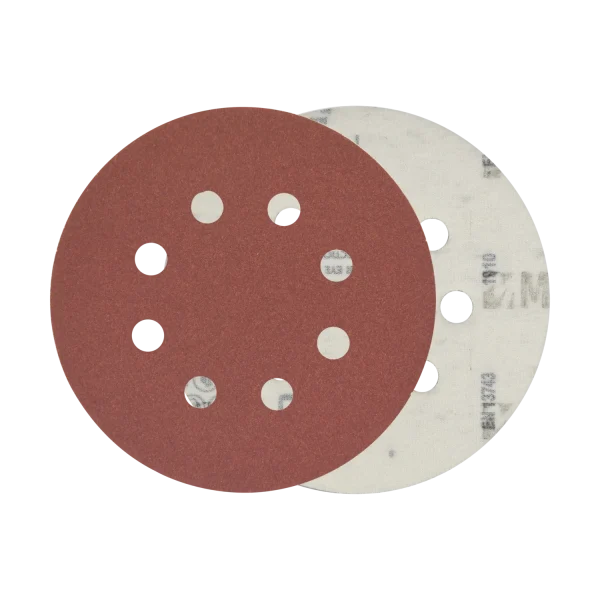 ΔΙΣΚΟΣ VELCRO ΚΟΚΚΙΝΟΣ 125mm, 8T, 100Κ, MORRIS