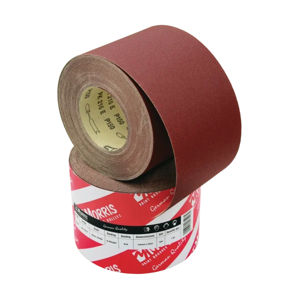 ΠΑΤΟΧΑΡΤΟ ΡΟΛΟ ΚΟΚΚΙΝΟ K 216 E, 115mm x 25m, 080Κ, MORRIS