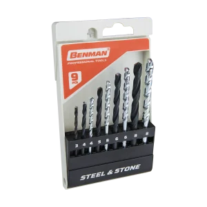 SET DIAMANTOTRYPANA SIDIROY HSS STONE 9TEM BENMAN