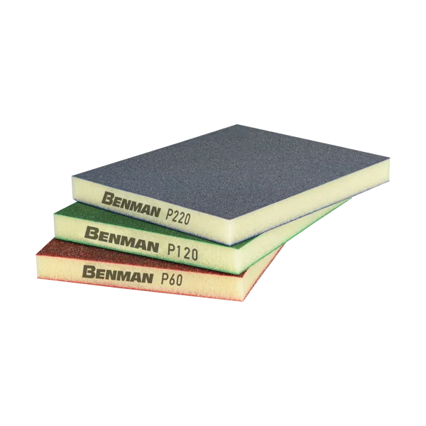 ΣΦΟΥΓΓΑΡΙ ΛΕΙΑΝΤΙΚΟ 2 ΠΛΕΥΡΩΝ 123x98x12,5mm, 060Κ, BENMAN