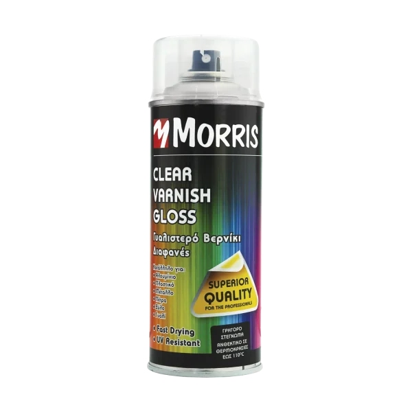 ΣΠΡΕΪ ΒΕΡΝΙΚΙ, ΜΑΤ ΔΙΑΦΑΝΟ, MORRIS 400ml