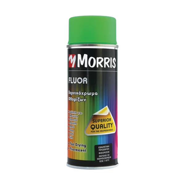 ΣΠΡΕΪ ΧΡΩΜΑΤΟΣ, ΦΘΟΡΙΖΩΝ ΛΑΚΑ ΚΙΤΡΙΝΗ, MORRIS 400ml