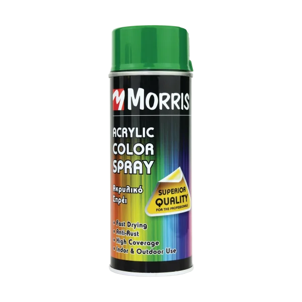 ΣΠΡΕΪ ΧΡΩΜΑΤΟΣ, ΓΥΑΛΙΣΤΕΡΟ ΓΚΡΙ / ΑΣΗΜΙ, MORRIS 400ml - RAL 7001