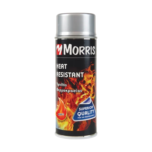 ΣΠΡΕΪ ΧΡΩΜΑΤΟΣ, ΠΥΡΑΝΤΟΧΟ ΑΣΗΜΙ ΛΑΚΑ, MORRIS 400ml