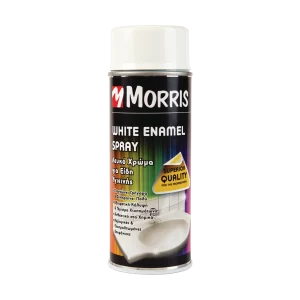 SPREI XROMATOS SMALTOY LAKA ASPRO KERAMIKES EPISMALTOMENES EPIFANEIES MORRIS 400ml