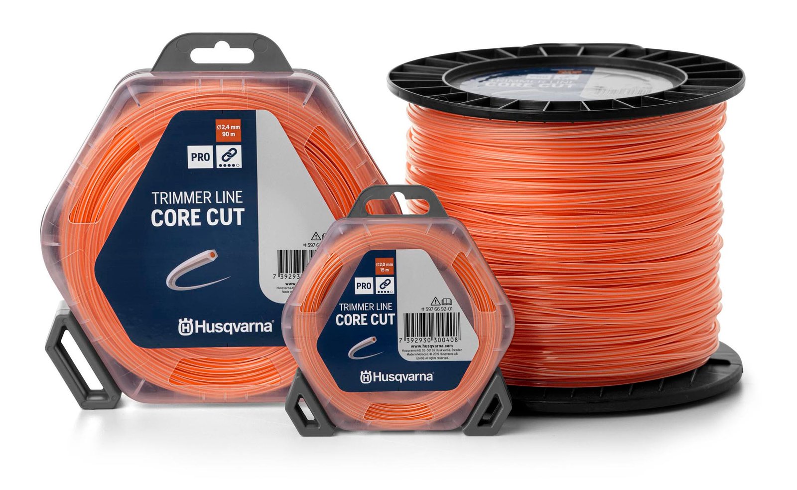 Μεσινέζα Husqvarna CoreCut 2,4 mm x 240 m Πορτοκαλί Μεσινέζα Husqvarna CoreCut 2,4 mm x 240 m Πορτοκαλί