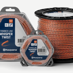 Μεσινέζα Husqvarna Whisper Twist 2 mm / 112 m Πορτοκαλί / Μαύρη