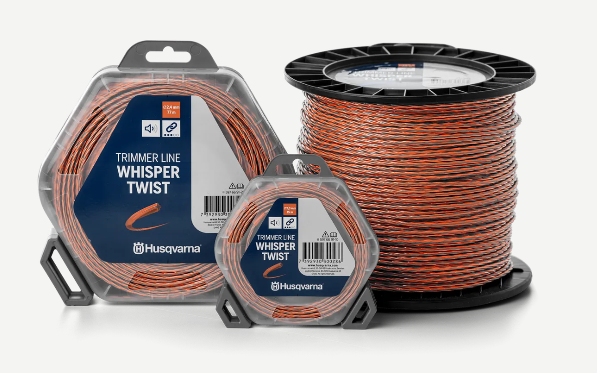 Μεσινέζα Husqvarna Whisper Twist 3 mm / 210 m Πορτοκαλί / Μαύρη Μεσινέζα Husqvarna Whisper Twist 3 mm / 210 m Πορτοκαλί / Μαύρη