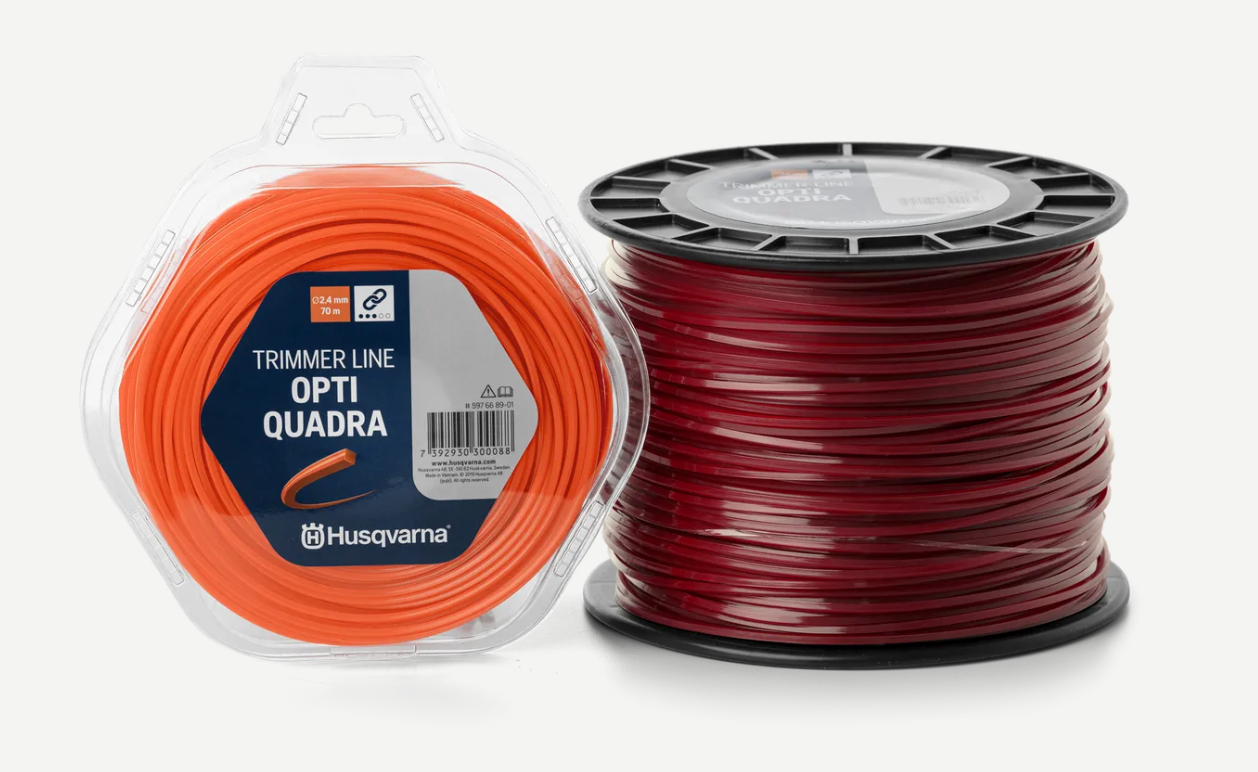 Μεσινέζα Τετράγωνη (Opti Quadra) Husqvarna 3,3 mm / 183 m Λευκή Μεσινέζα Τετράγωνη (Opti Quadra) Husqvarna 3,3 mm / 183 m Λευκή