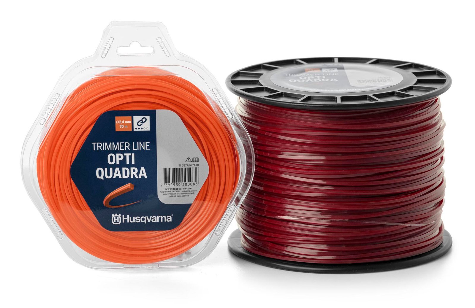 Μεσινέζα Τετράγωνη (Opti Quadra) Husqvarna 3,3 mm / 183 m Λευκή Μεσινέζα Τετράγωνη (Opti Quadra) Husqvarna 3,3 mm / 183 m Λευκή